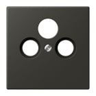 JUNG - Abdeckung für Universal-Sat/BK-Dosen, Serie LS, ombre naturelle 59