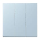 JUNG - Wippe 3fach, Thermoplast lackiert, Serie LS, outremerclair
