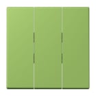 JUNG - Wippe 3fach, Thermoplast lackiert, Serie LS, vert 31