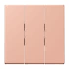 JUNG - Wippe 3fach, Thermoplast lackiert, Serie LS, rose clair