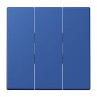 JUNG - Wippe 3fach, Thermoplast lackiert, Serie LS, bleu outremer 59