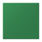 JUNG - Blind-Abdeckung (gerastet), Thermoplast lackiert, Serie LS, vert foncé