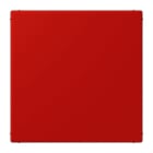 JUNG - Blind-Abdeckung (gerastet), Thermoplast lackiert, Serie LS, rouge vermillon 31