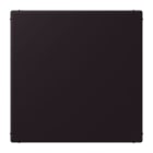 JUNG - Blind-Abdeckung (gerastet), Thermoplast lackiert, Serie LS, noir d'ivoire