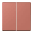 JUNG - Wippe 2fach, Serie LS, terre sienne brique