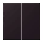JUNG - Wippe 2fach, Serie LS, noir d'ivoire