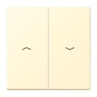 JUNG - Wippe 2fach, mit Pfeilsymbolen, Serie LS, blanc