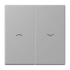 JUNG - Wippe 2fach, mit Pfeilsymbolen, Serie LS, gris moyen
