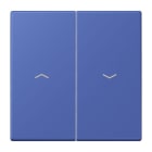 JUNG - Wippe 2fach, mit Pfeilsymbolen, Serie LS, bleu outremer 31