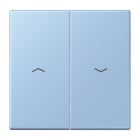 JUNG - Wippe 2fach, mit Pfeilsymbolen, Serie LS, outremer moyen