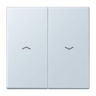 JUNG - Wippe 2fach, mit Pfeilsymbolen, Serie LS, outremer pale