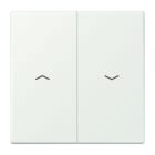 JUNG - Wippe 2fach, mit Pfeilsymbolen, Serie LS, outremer gris