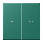 JUNG - Wippe 2fach, mit Pfeilsymbolen, Serie LS, vert anglais