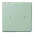 JUNG - Wippe 2fach, mit Pfeilsymbolen, Serie LS, vert anglais clair