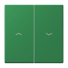 JUNG - Wippe 2fach, mit Pfeilsymbolen, Serie LS, vert foncé