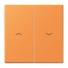 JUNG - Wippe 2fach, mit Pfeilsymbolen, Serie LS, orange clair