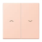 JUNG - Wippe 2fach, mit Pfeilsymbolen, Serie LS, l'ocre rouge clair