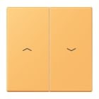 JUNG - Wippe 2fach, mit Pfeilsymbolen, Serie LS, ocre jaune clair