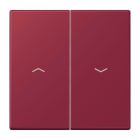JUNG - Wippe 2fach, mit Pfeilsymbolen, Serie LS, le rubis