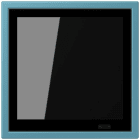 JUNG - KNX Raumcontroller LS TOUCH, NaV, céruléen vif
