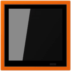 JUNG - KNX Raumcontroller LS TOUCH, NaV, orange