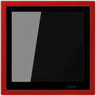JUNG - KNX Raumcontroller LS TOUCH, NaV, rouge vermillon 31