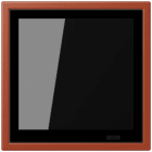 JUNG - KNX Raumcontroller LS TOUCH, NaV, l'ocre rouge