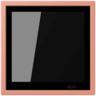 JUNG - KNX Raumcontroller LS TOUCH, NaV, l'ocre rouge moyen