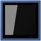 JUNG - KNX Raumcontroller LS TOUCH, NaV, bleu outremer 59