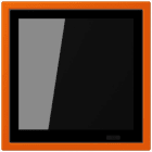 JUNG - KNX Raumcontroller LS TOUCH, NaV, orange vif