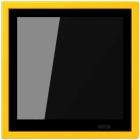 JUNG - KNX Raumcontroller LS TOUCH, NaV, le jaune vif