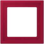 JUNG - Rahmen, 1-fach, LS ZERO, rouge carmin