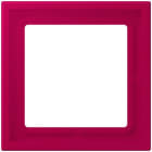 JUNG - Rahmen, 1-fach, LS ZERO, rouge rubia