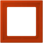 JUNG - Rahmen, 1-fach, LS ZERO, rouge vermillon 59