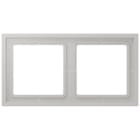 JUNG - Rahmen, 2-fach, LS ZERO, gris clair 31