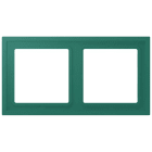 JUNG - Rahmen, 2-fach, LS ZERO, vert anglais