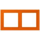 JUNG - Rahmen, 2-fach, LS ZERO, orange