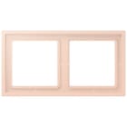 JUNG - Rahmen, 2-fach, LS ZERO, l'ocre rouge clair