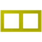 JUNG - Rahmen, 2-fach, LS ZERO, vert olive vif