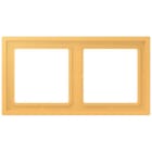JUNG - Rahmen, 2-fach, LS ZERO, ocre jaune clair