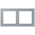 JUNG - Rahmen, 2-fach, LS ZERO, gris clair 59