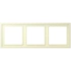 JUNG - Rahmen, 3-fach, LS ZERO, blanc