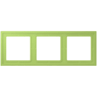 JUNG - Rahmen, 3-fach, LS ZERO, vert clair