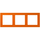 JUNG - Rahmen, 3-fach, LS ZERO, orange