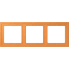JUNG - Rahmen, 3-fach, LS ZERO, orange clair