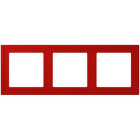 JUNG - Rahmen, 3-fach, LS ZERO, rouge vermillon 31