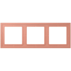 JUNG - Rahmen, 3-fach, LS ZERO, l'ocre rouge moyen