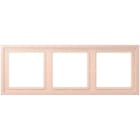 JUNG - Rahmen, 3-fach, LS ZERO, l'ocre rouge clair