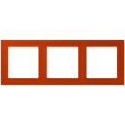 JUNG - Rahmen, 3-fach, LS ZERO, rouge vermillon 59