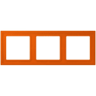 JUNG - Rahmen, 3-fach, LS ZERO, orange vif